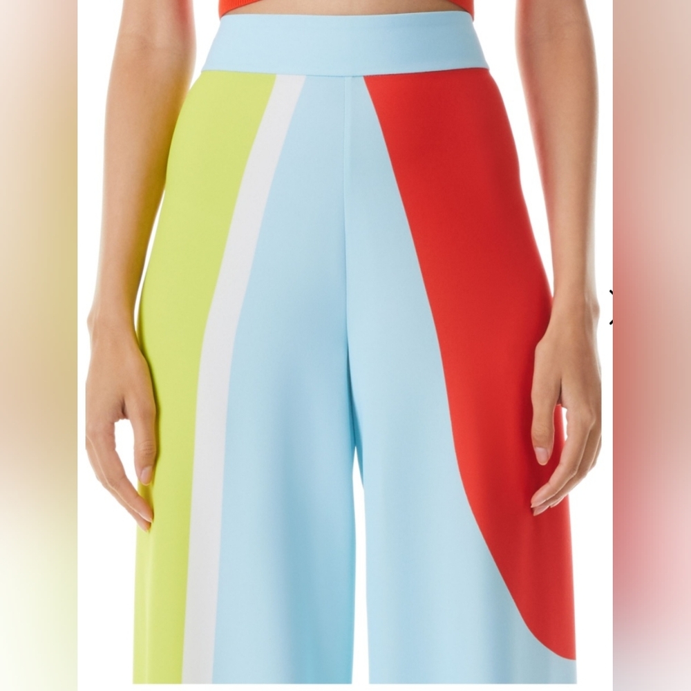 ALICE + OLIVIA ATHENA WIDE LEG PANT SIZE 2 - Picture 7 of 14